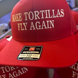 Make Tortillas Fly Again Embroidered Hat Texas Tech TTU