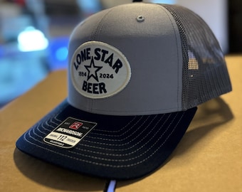 Lone Star Beer Patch Cap on Richardson 112 Trucker Snap Back Cap