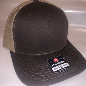 🧢 Ford Bronco Retro Richardson Trucker Cap – Grau, Echtes Leder-Patch – Herren Unisex