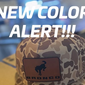 Ford Bronco Patch on Richardson 112 Five Panel Trucker SnapBack