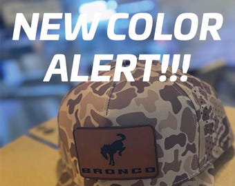 Ford Bronco Patch on Richardson 112 Five Panel Trucker SnapBack