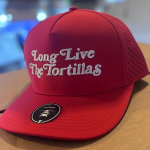 Texas Tech Long Live The Tortilla 3d PUFF Embroidered Hat TTU Premium Hat Red
