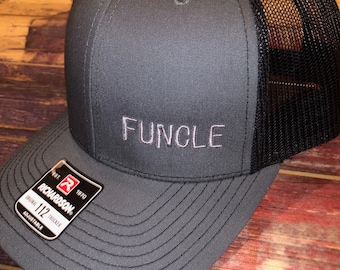 Funcle Cap Richardson 112 Custom Embroidered Cap Snap Back Custom Embroidered