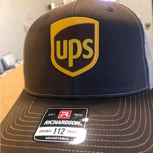 UPS Cap Richardson 112 Embroidered or PVC PATCH image 4