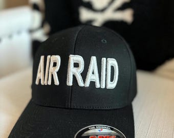 Texas Tech Football Cap Air Raid Fitted Puff Embroidery