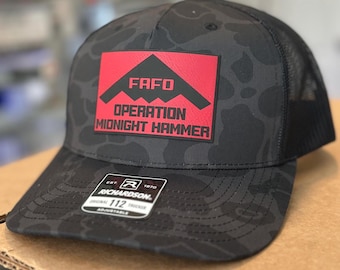 B2 Stealth Bomber Hat FAFO Operation Midnight Hammer