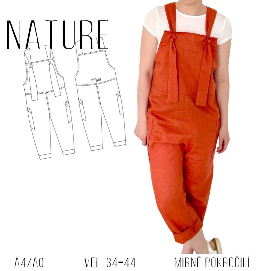 PDF Sewing Pattern for Women's Linen Romper - Etsy