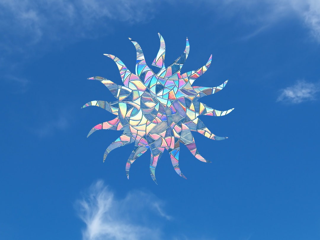 Sun Suncatcher, Sun Window Sticker, Sun Sun Catcher Decal, Sun Decal for Nursery Etsy