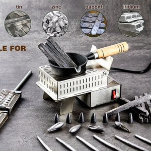 Hot Pot Lead Melting Pot,Electric Melting Pot For Lead,Crucibles For Melting  Suitable For Fishing