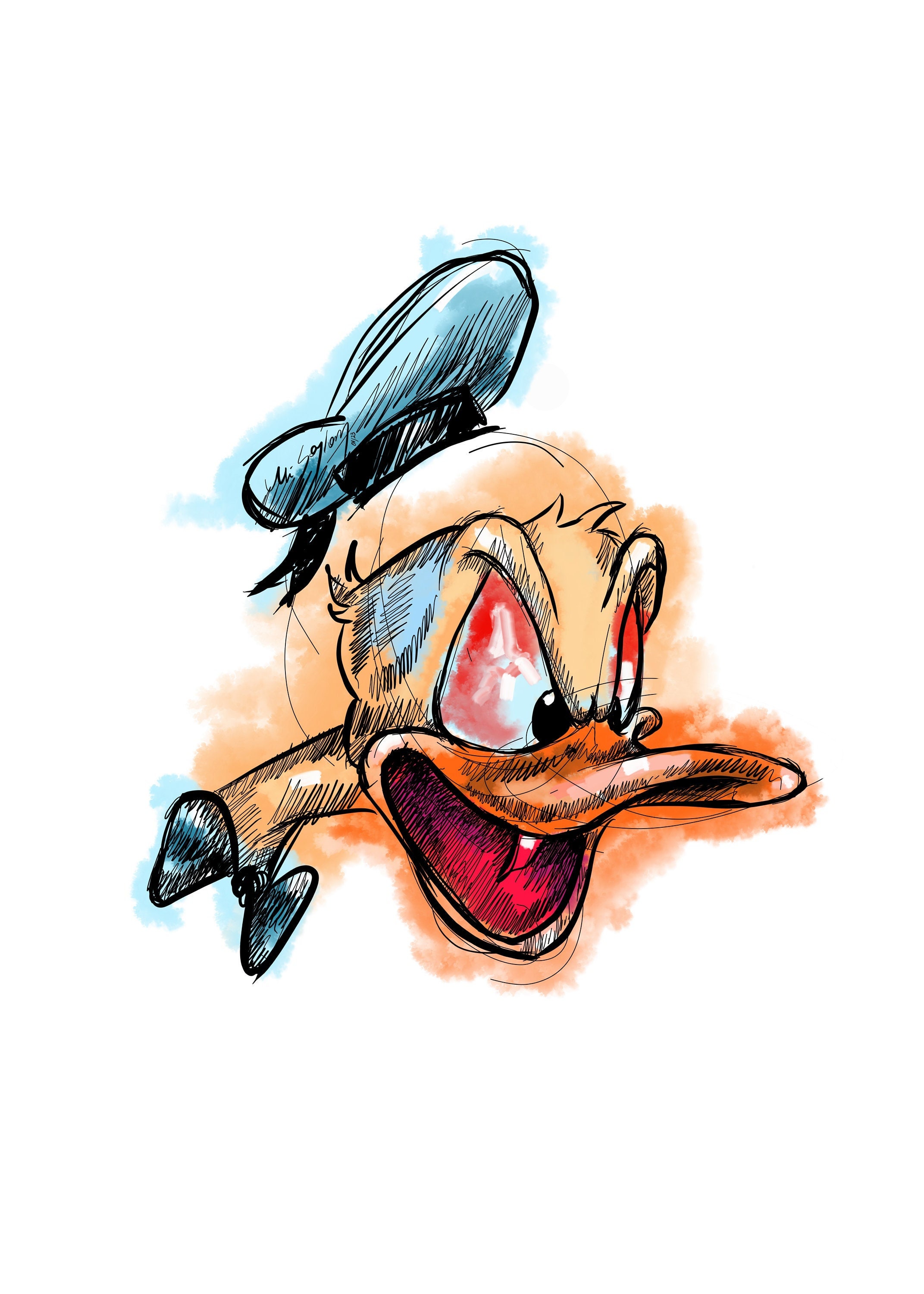 Donald Drawing