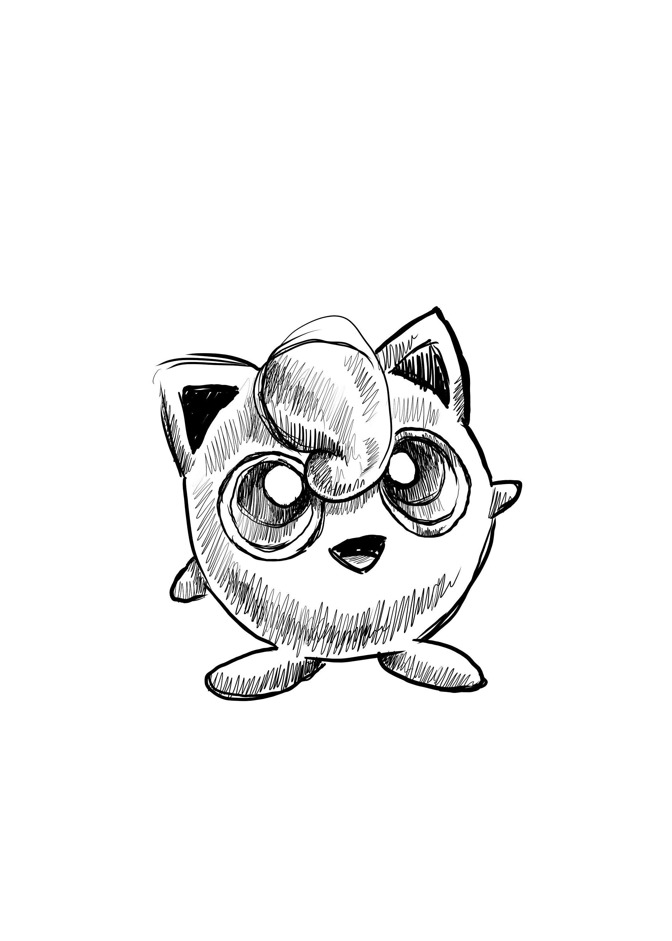 How to Draw Pokemon Jigglypuff  Step by Step Easy Drawing Guides  Drawing  Howtos