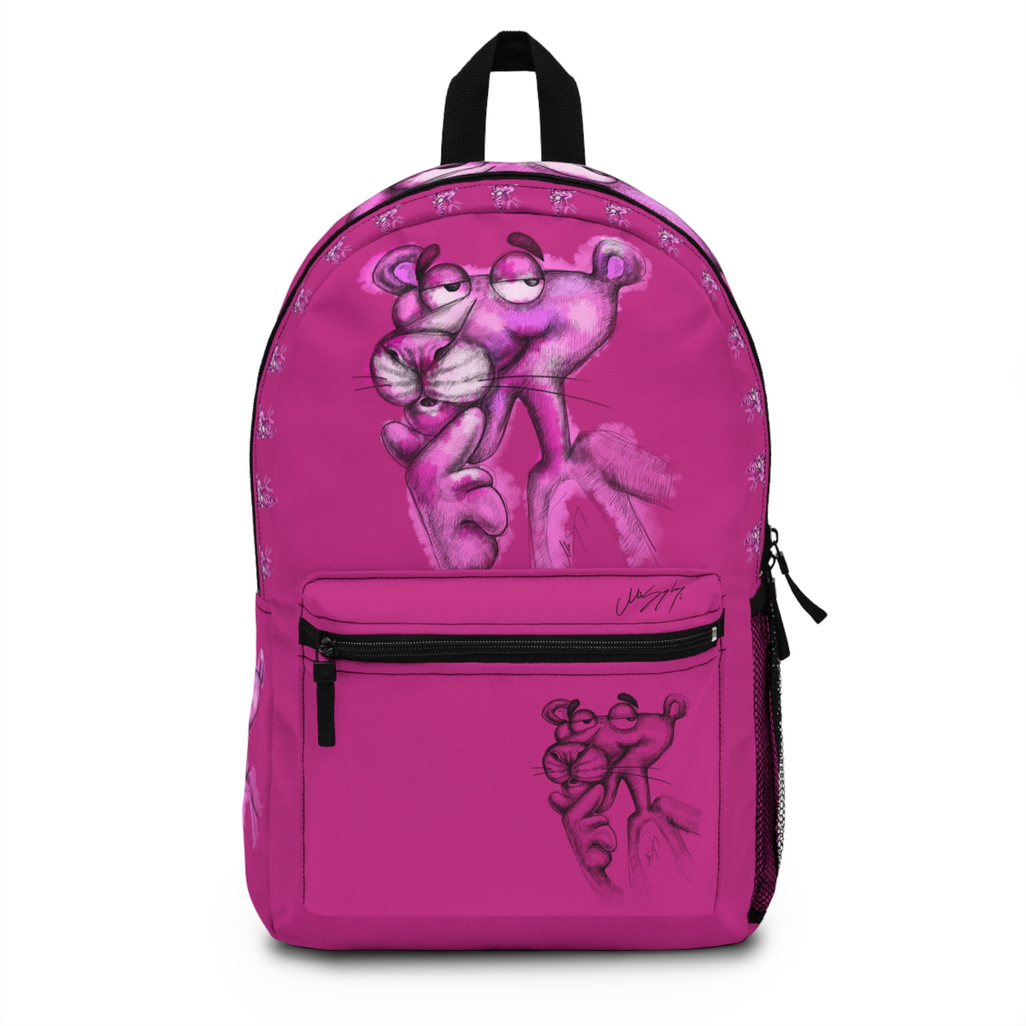 Pink Panther Backpack School Kids Backpack Pink Panther Etsy
