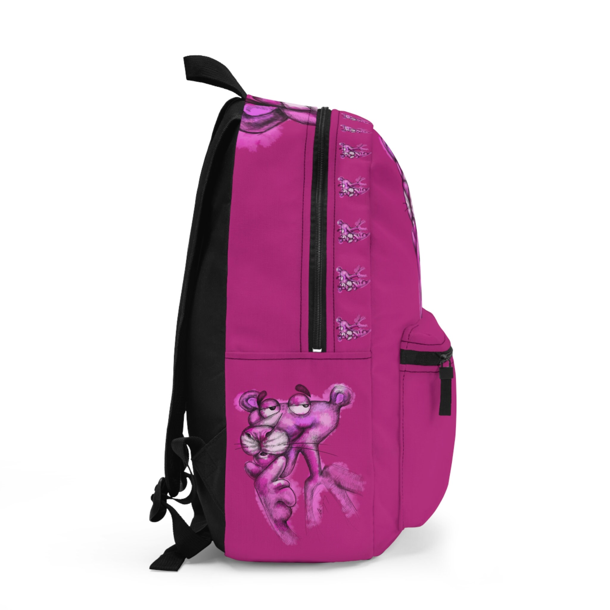 Pink Panther Backpack School Kids Backpack Pink Panther Etsy