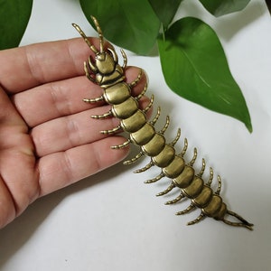 Pure Copper Centipede Sculpture/Home Desktop Art Decoration
