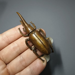 Pure copper simulation beetle tea pet home office study desktop decorations