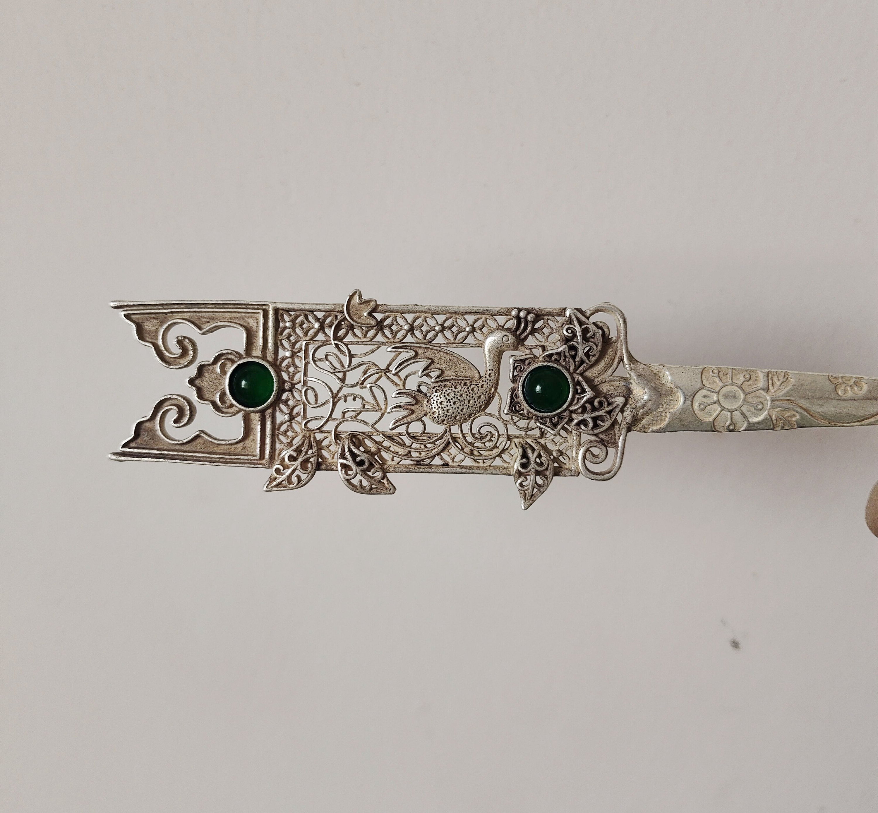 【Sinoon】25SS/韓国人気★Gathered Petals Hairpin (Silver)★ SINOON ｜시눈 공식 온라인 스토어