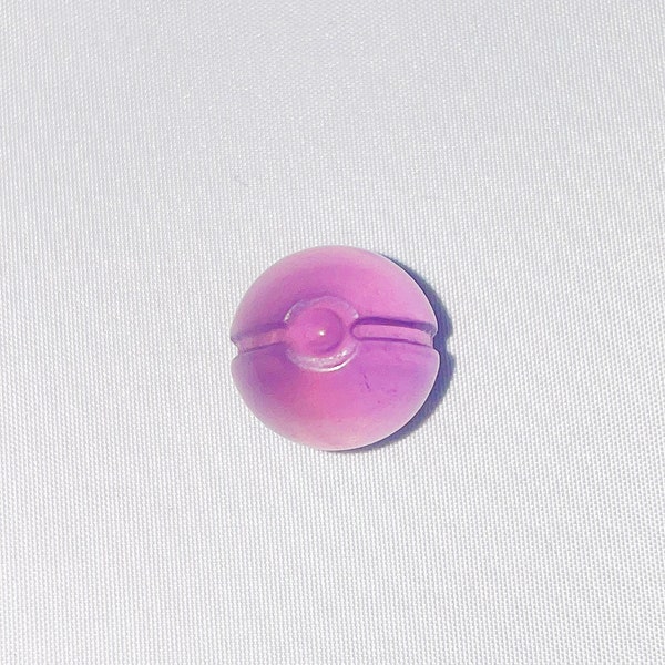 Fluorite Mini PokeBall Carving, Pokemon, Crystal Carving