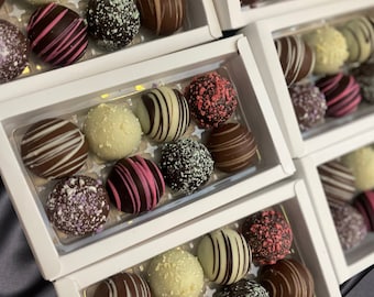 Handcrafted Jumbo Truffles: Decadent Chocolate Variety - Perfect Gift for Chocolate Lovers - Gourmet Treats - Unique Flavors