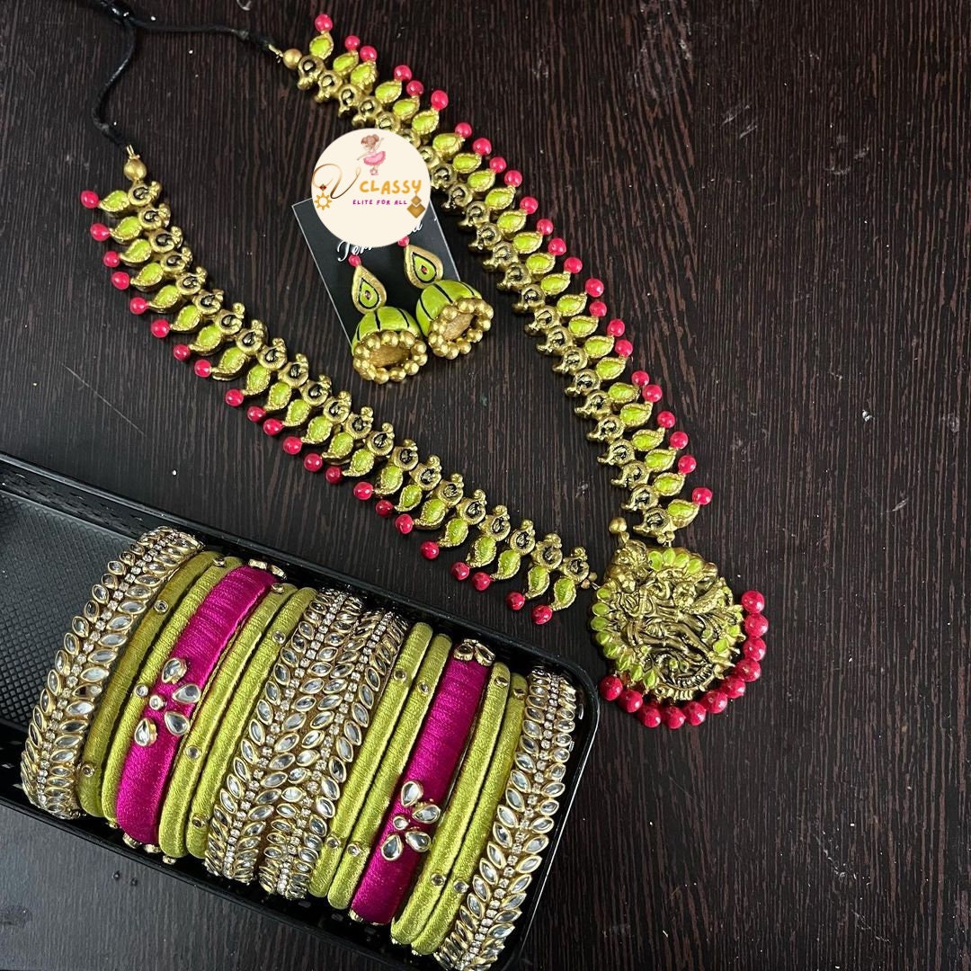 Terracotta bangles online sale