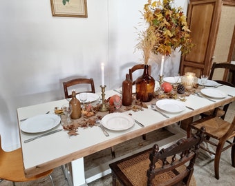 Table de ferme restaurée