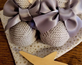 Baby slippers, birth gifts