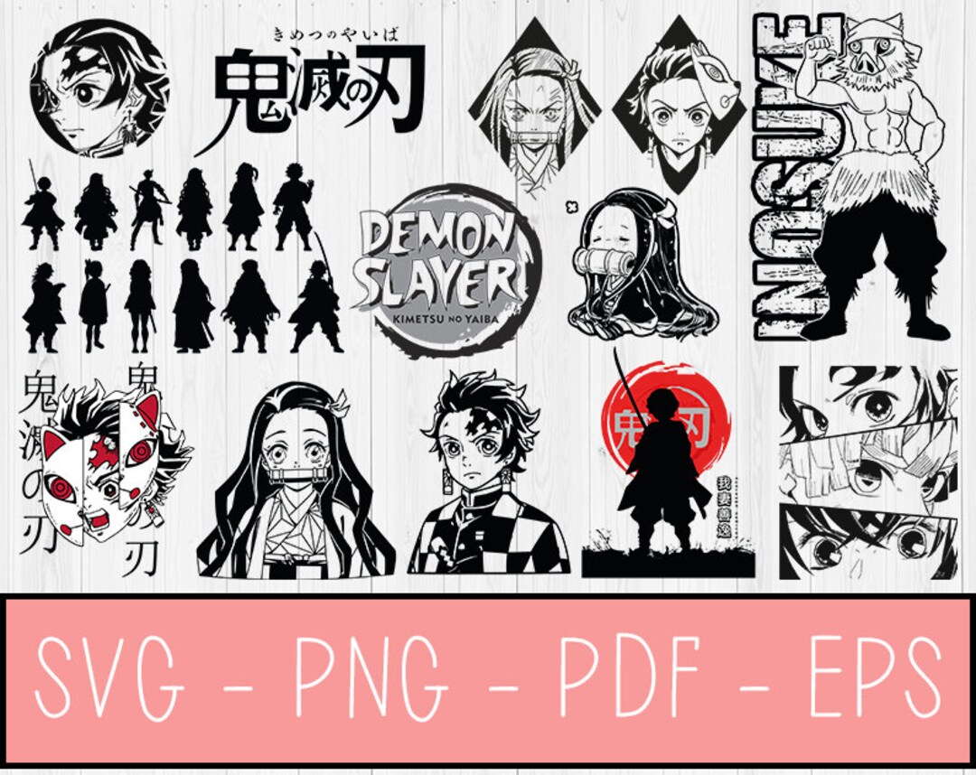 Anime SVG Anime Vector Anime Cut file Anime Clipart Anime - Etsy España