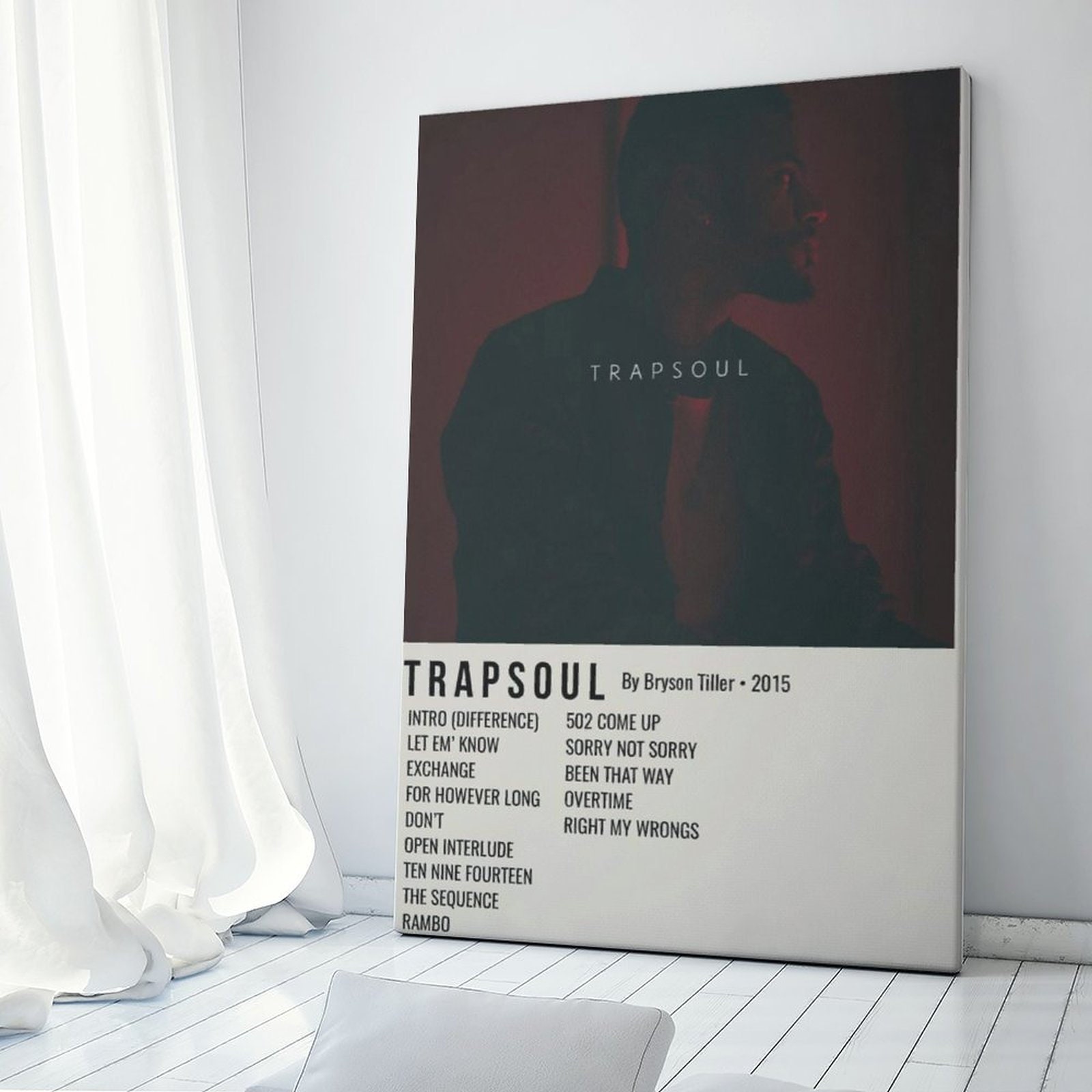 Bryson Tillertrapsoul Music Album Cover Poster Canvas Art Etsy