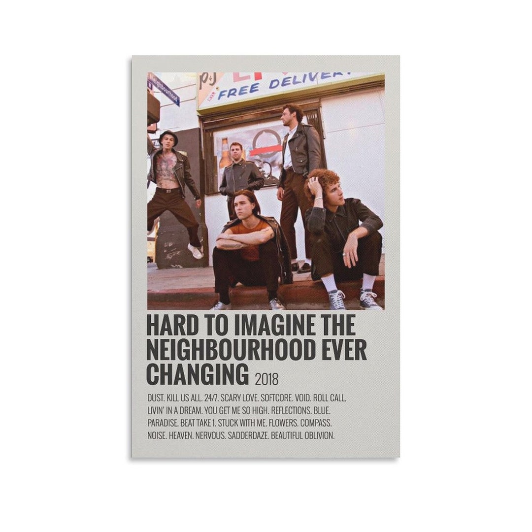 Hard to Imagine the Neighbourhood Ever Changing Album Canvas - Etsy ...