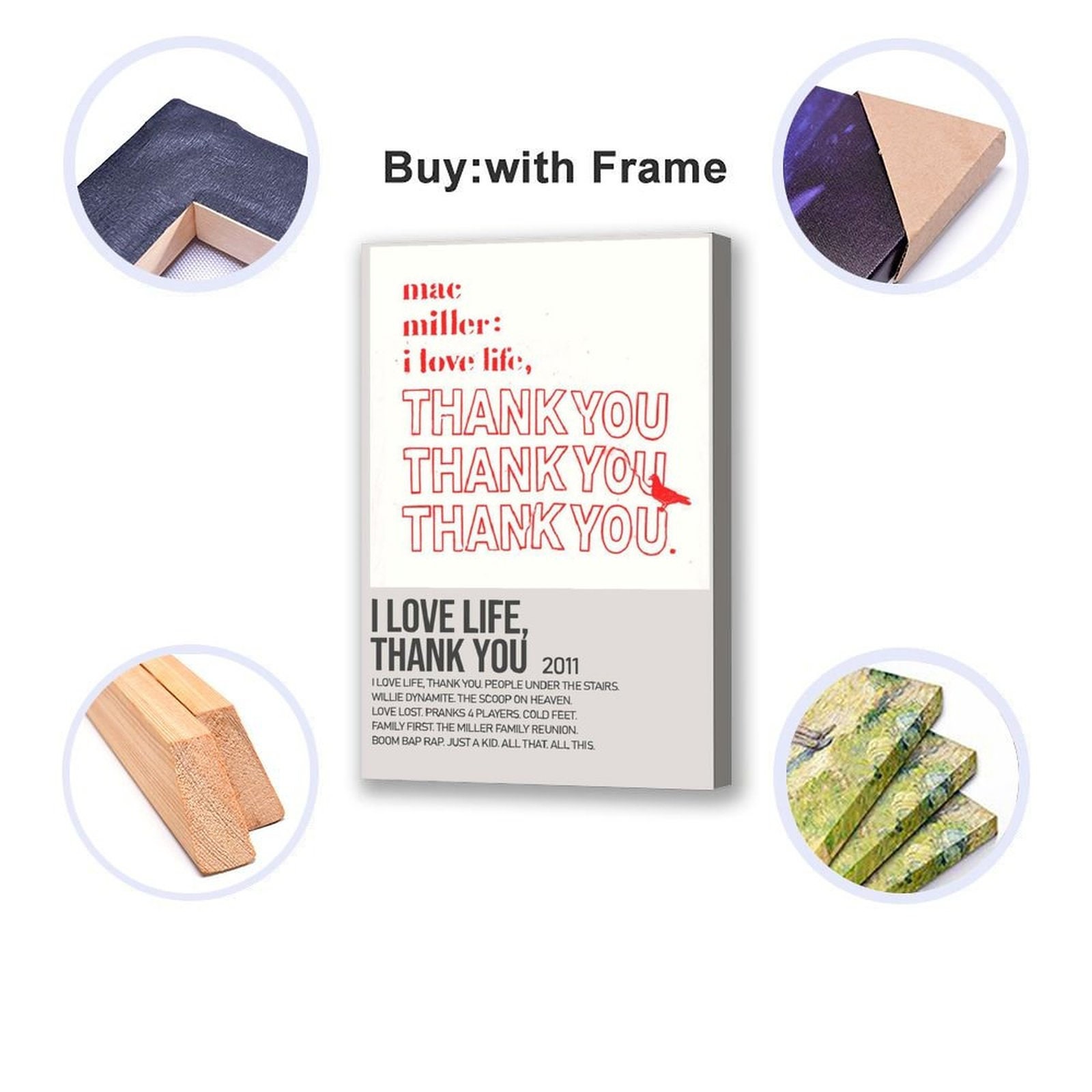 I Love Life Thank You Album Cover Poster Canvas Art Poster - Etsy