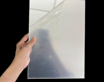 Silver Acrylic Mirror Sheet: 3mm PMMA Panel for Crafts & Decor