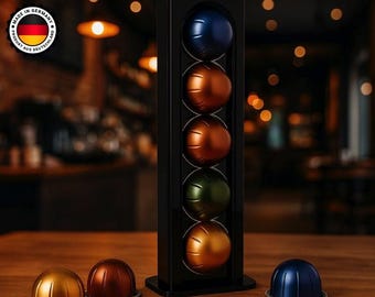 Triangle Coffee Pod Holder: Modern Acrylic Nespresso Vertuo Organizer