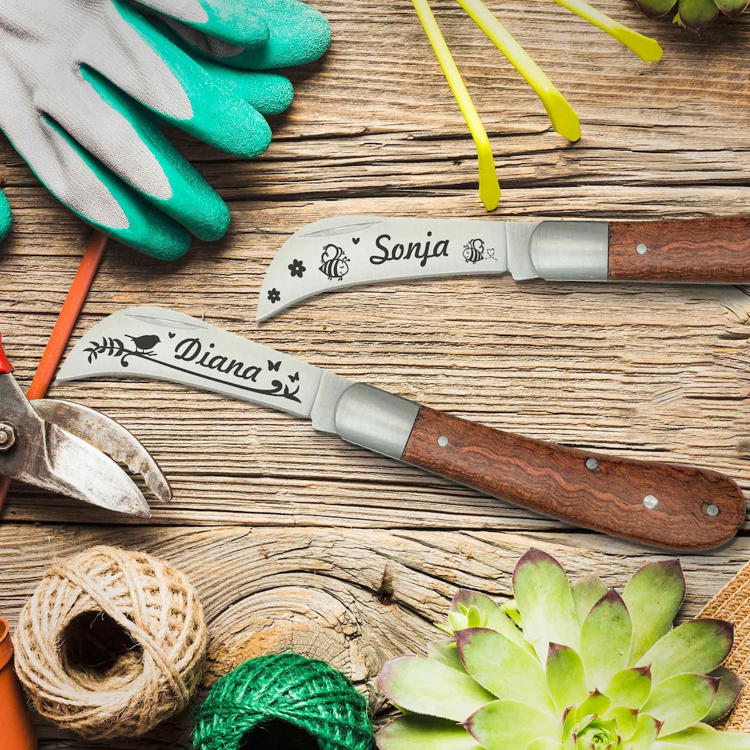 Gartenmesser Geschenke für Gärtner Taschenmesser Klappmesser mit