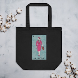 Sac fourre-tout Lawtina, cadeau avocat latina, cadeau avocat, cadeau pour latine, cadeau pour diplômés, cadeau abogada, loterie latine, carte loterie