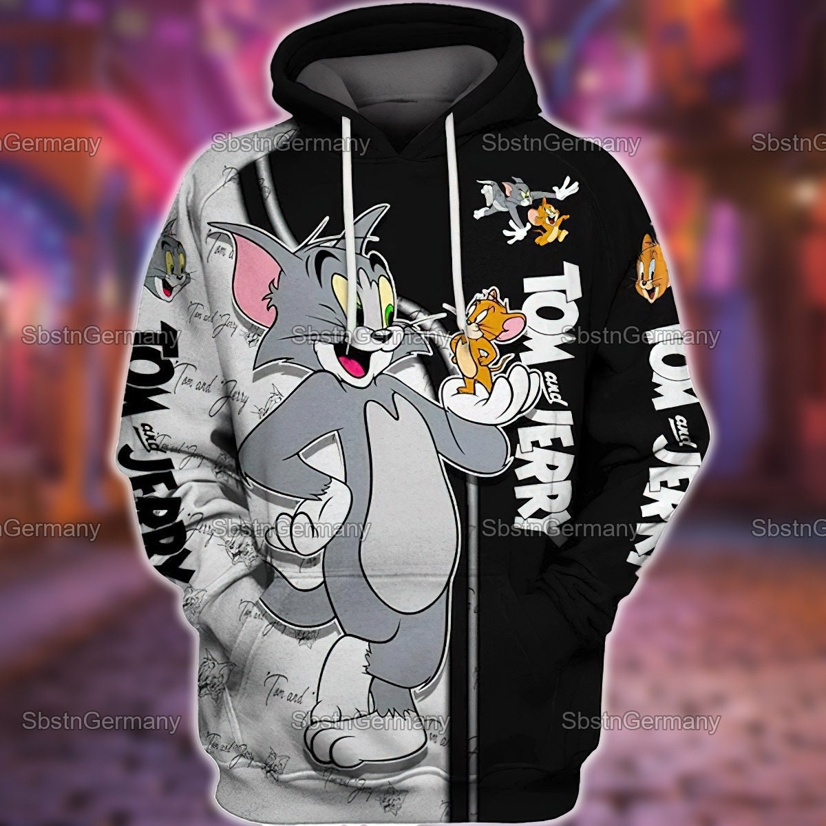 Tom and Jerry Hoodie  Unique hoodies, Vintage hoodies, Hoodies