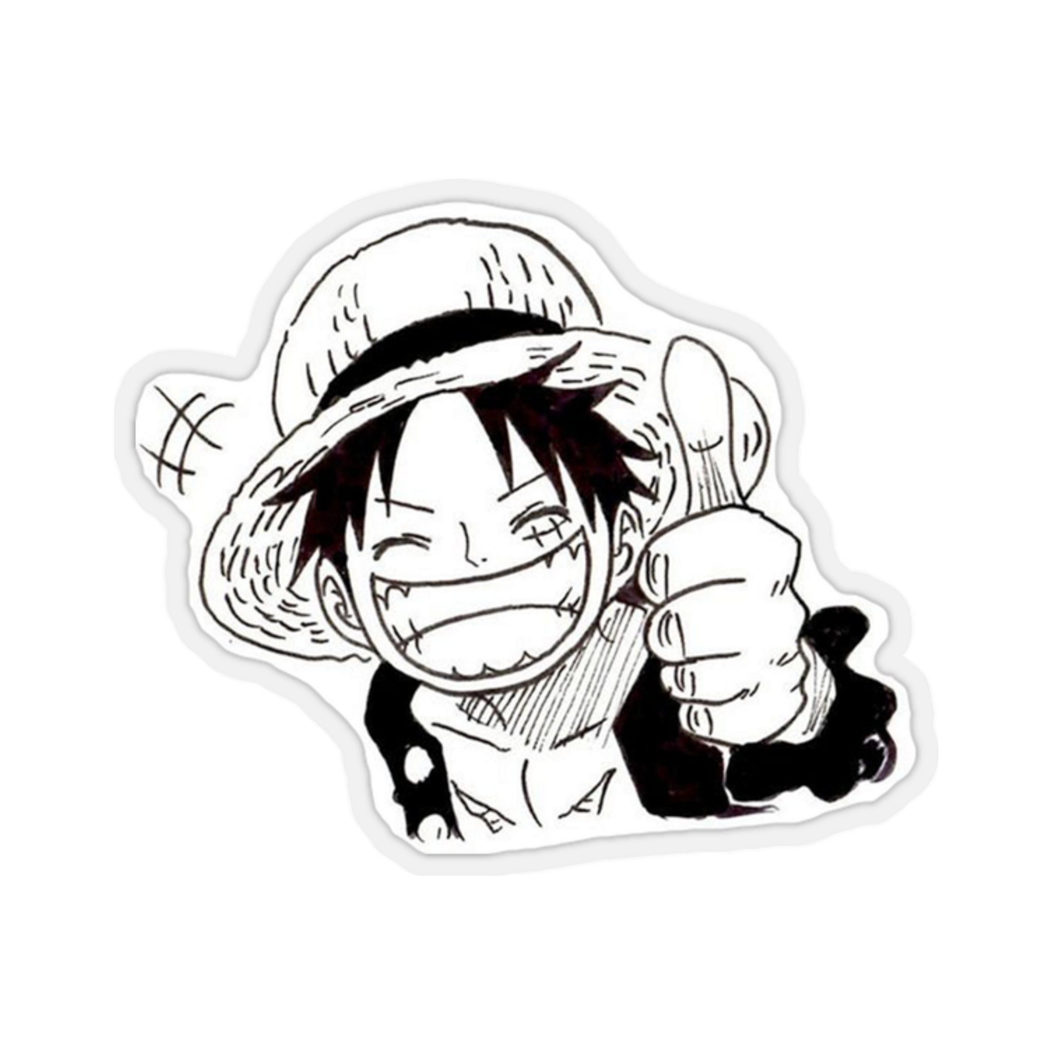 Luffy  Sticker for Sale by Matrixdesigner