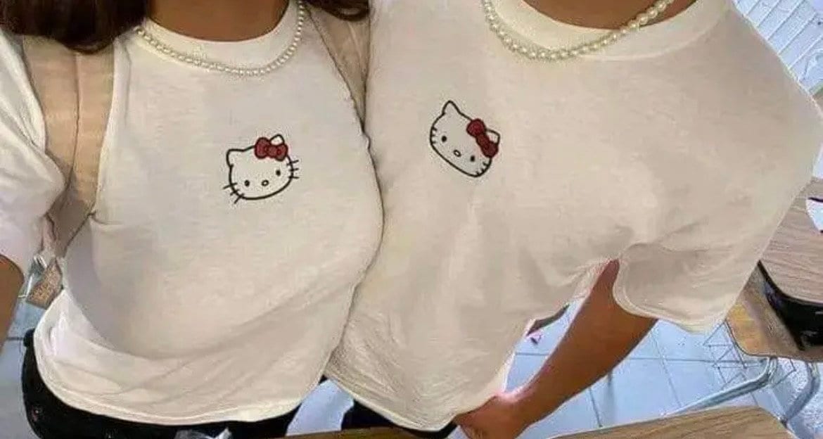 fluffy white👉👈(branco fofinho)  Hello kitty t shirt, Cute tshirt  designs, Free t shirt design