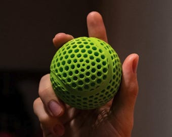 Airless Tennis Ball STL File – 3D Printing Template, Tennis Ball 3D Model for DIY Projects, 3D Printable Tennis Ball Design Download