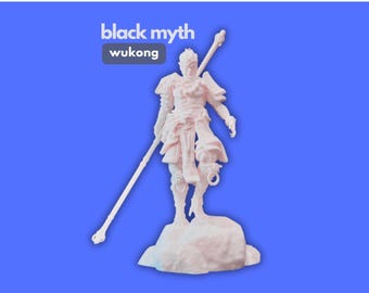 Black Myth Wukong - Detailed STL file for 3D printing | High-resolution Monkey King character