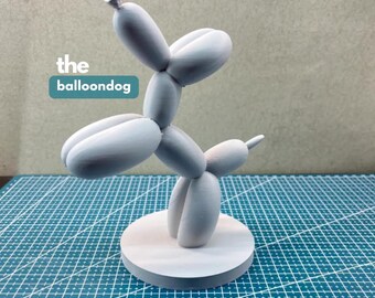 The Balloondog 3D STL File Balloon Dog Decor - Animal Decoration, 3D Printed Gift for Kids, Balloon Animal Decor