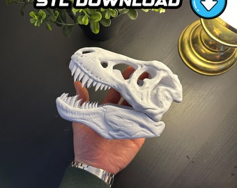 T-REX Skull - 3D STL File | Skull | Dinosour | Dinosaur trex | 3D printing stl file | Digital Download | 3D Printing