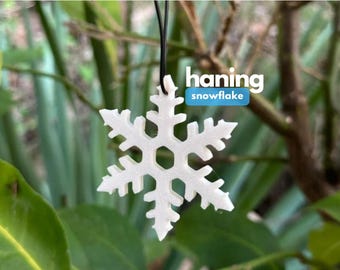 3D Snowflakes STL File for Christmas Decoration – Hanging Decoration for Christmas, DIY Winter Decoration, Festive Snowflake Pendant
