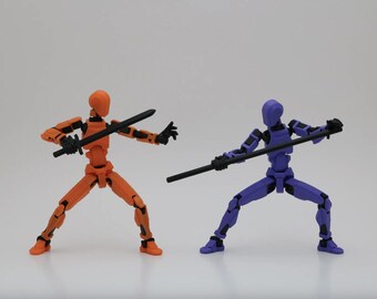 Dummy 13 Accessory Starter Pack – STL files for 3D printing | Sword, pistol, backpack & more – compatible with 13 Series figures