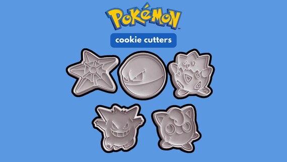 Pokemon Plätzchen-Ausstecher Set – Perfekt für Weihnachtskekse | 3D STL Datei zum Download | Beliebte Pokemon Figuren für Weihnachten