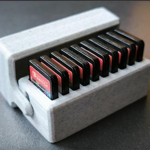 Nintendo Switch Spielehalter 3D STL-Datei | Cartridge Box zum 3D-Druck | DIY Spieleaufbewahrung