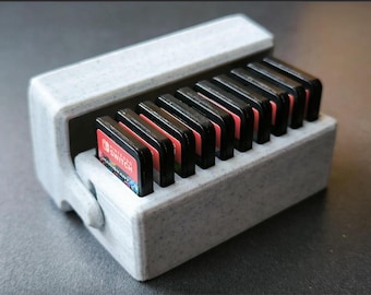 Nintendo Switch game holder 3D STL file | Cartridge box for 3D printing | DIY game storage