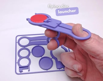 3D STL file for Flying Disc Launcher – Flying Disc Launcher for 3D Printing, Ideal DIY Toy for Outdoor Fun and Maker Projects