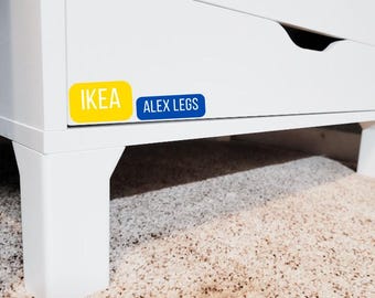 Archivo 3D STL: Patas para IKEA Alex | Pies para muebles de bricolaje | Personalización, actualización de muebles, accesorios de escritorio y taller | descarga digital