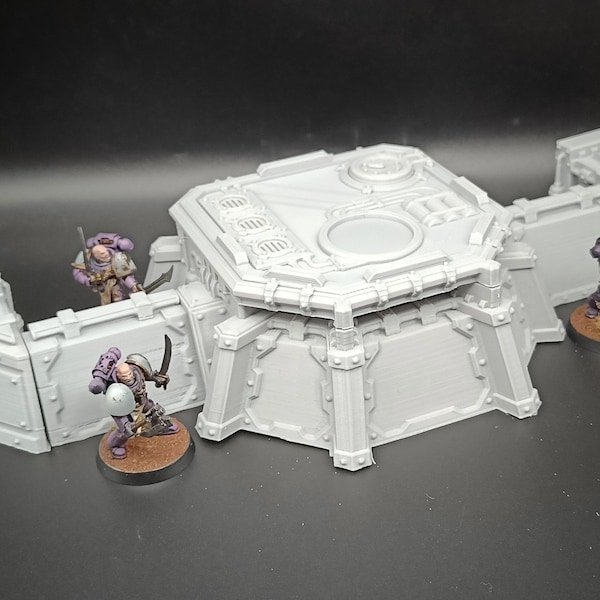 28mm Bunker Defensive Outpost (Tesseract Tomb)