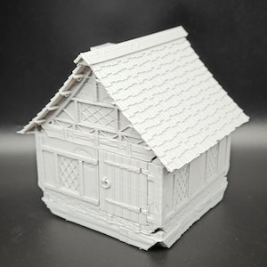 28mm Medieval Cottage Terrain for Fantasy/SAGA