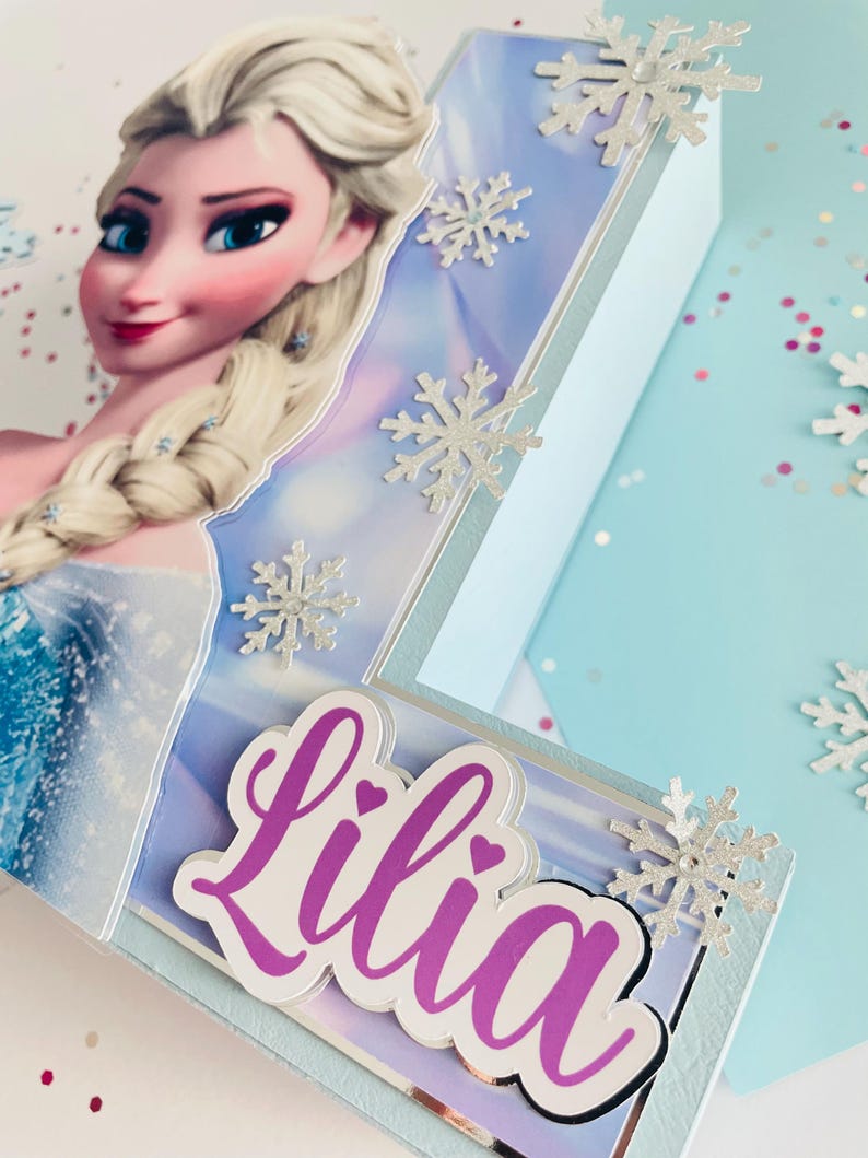 Frozen 3D Letter - Etsy